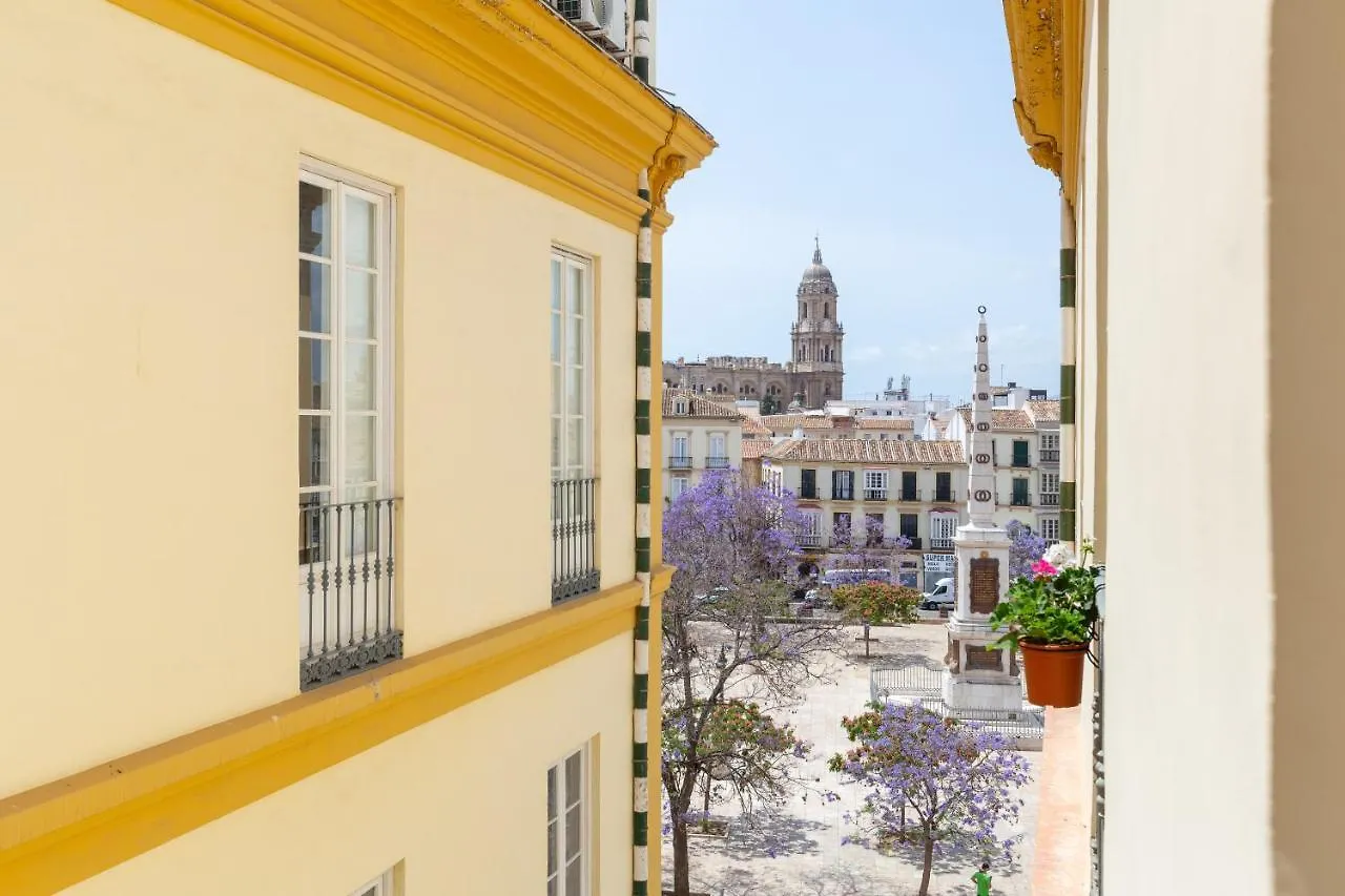 Apartamento con vistas a la Plaza de la Merced junto a la casa de Picasso Málaga