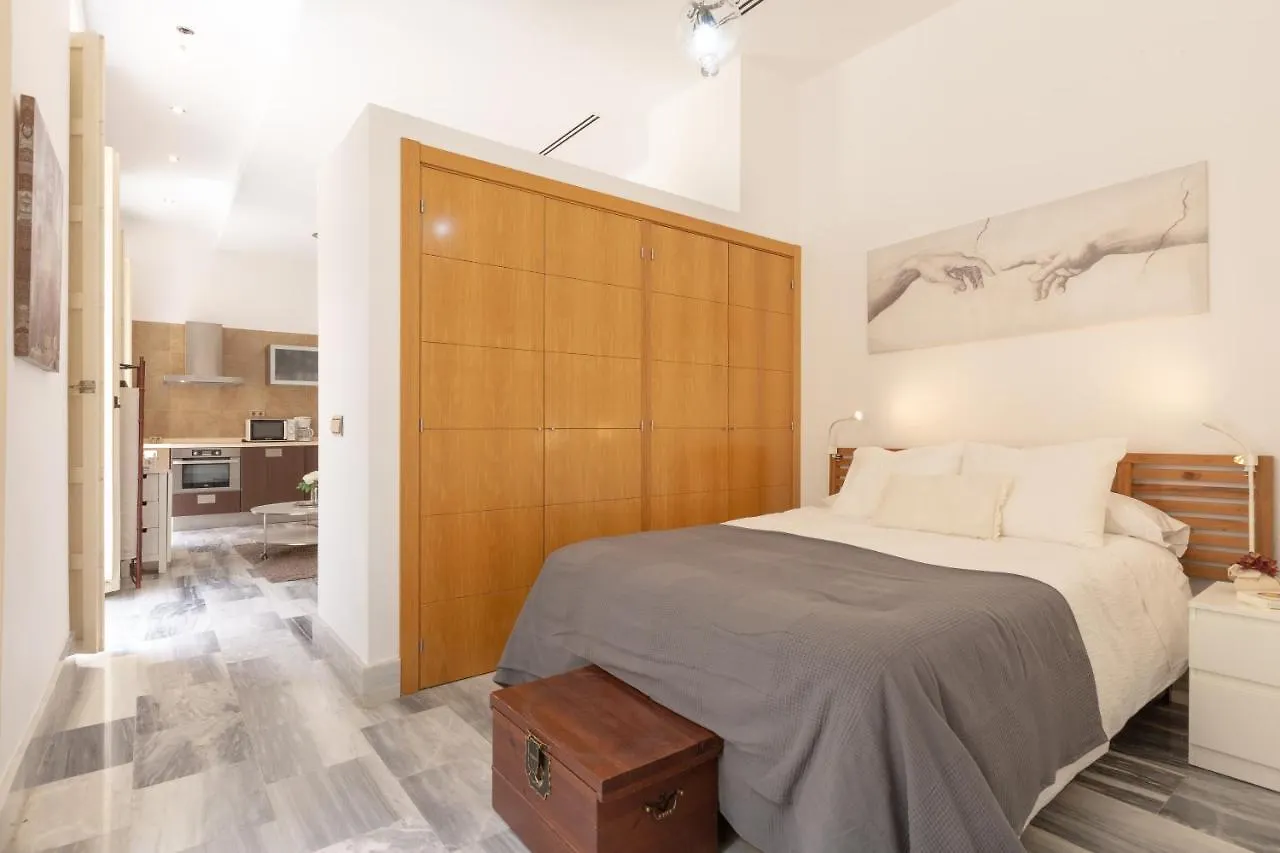 Apartamento con vistas a la Plaza de la Merced junto a la casa de Picasso Málaga 0*,